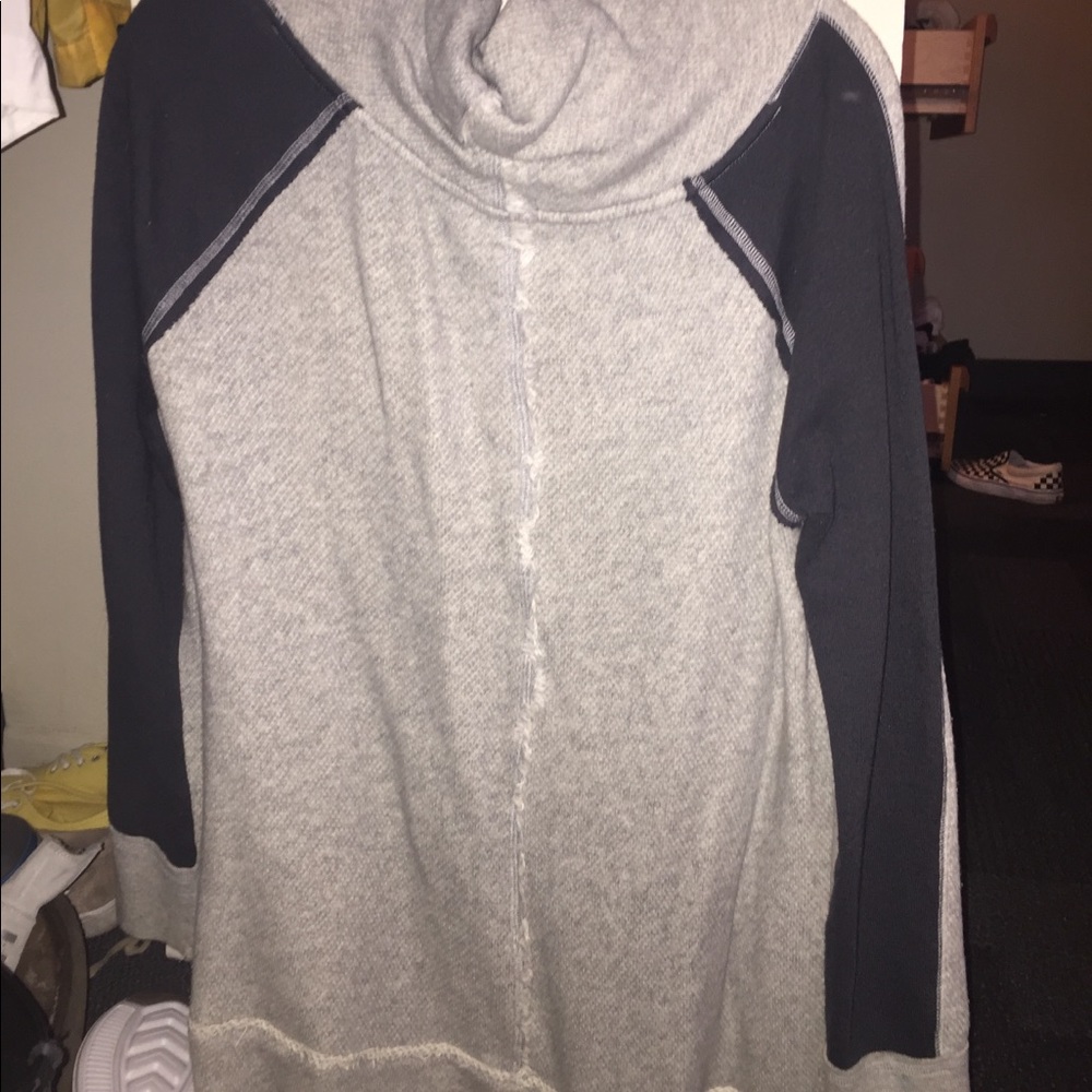 Cool neck off the shoulder sweater